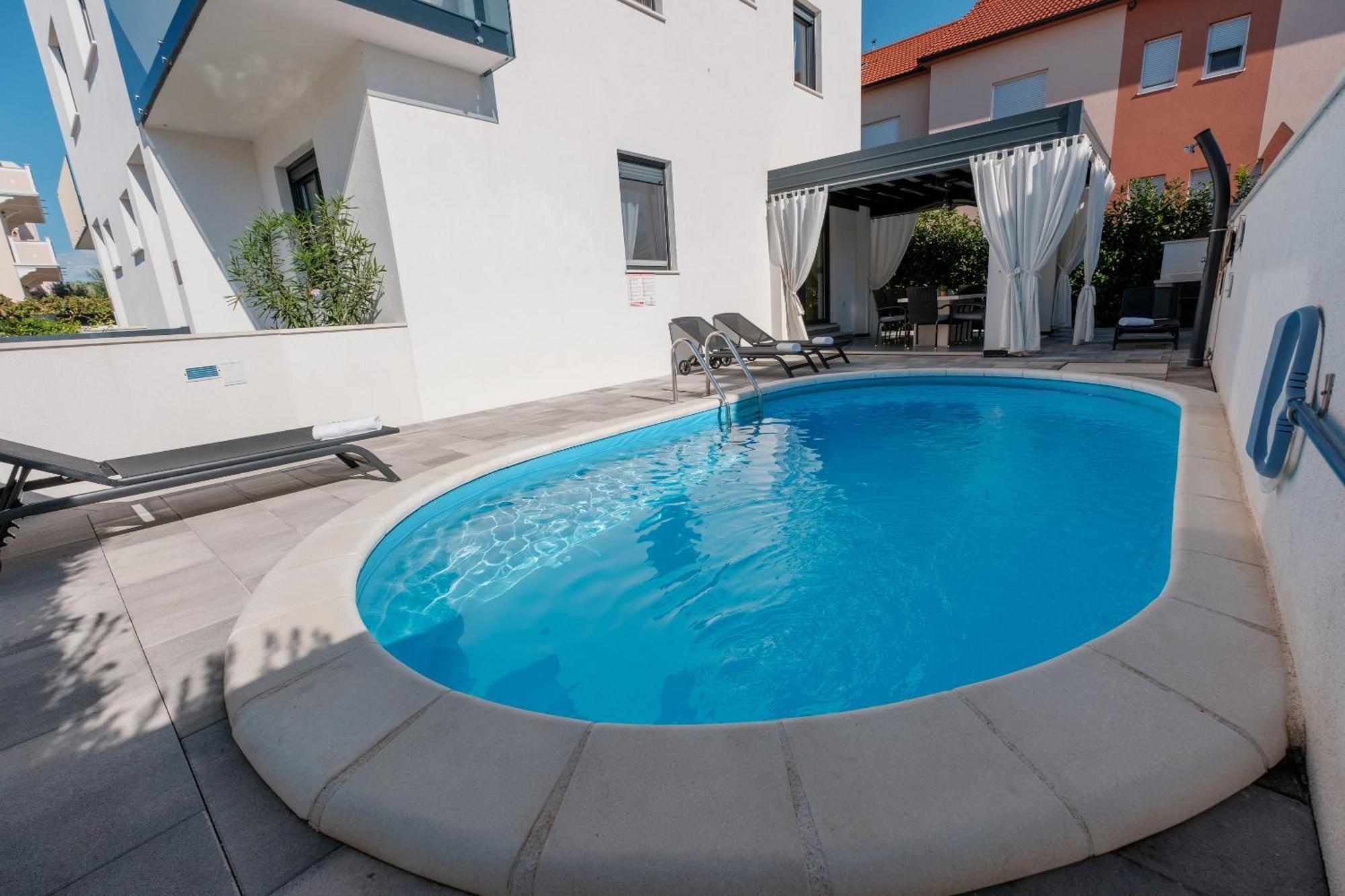 Villa Essenza - Luksuzne Kuce Za Odmor Vodice Bagian luar foto